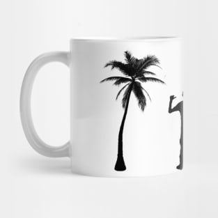 Black Palm Tree Mug